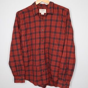 Filson Plaid Long Sleeve Button Down - Men's XL